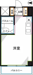 ヒルハウスコンフォートI【2階】の間取り