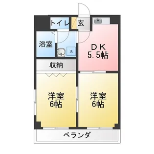 松本ビル【2階】の間取り