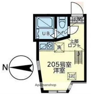 ユナイト戸塚ヴェルサイユの杜【2階】の間取り