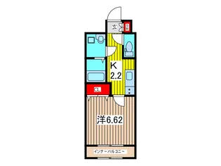 コンドミニオパシオ【2階】の間取り