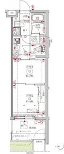 クレイシアIDZ中野野方【1階】の間取り