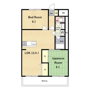セラビ向ヶ丘【3階】の間取り