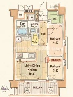 STANDZ新大阪【4階】の間取り