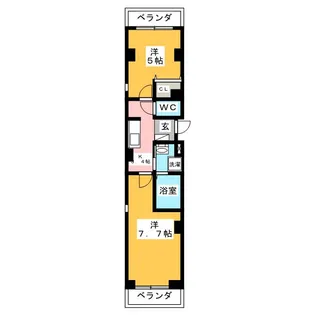 Vieuno未来【3階】の間取り