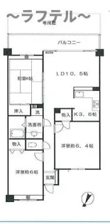ステイツ所沢グランビア【1階】の間取り