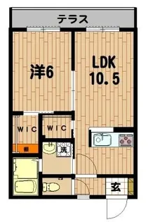 本郷ハイツI【1階】の間取り