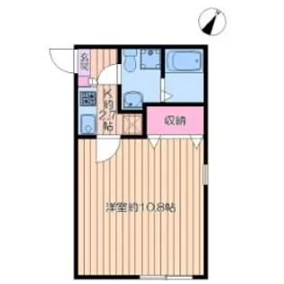 フラット宮本町【2階】の間取り