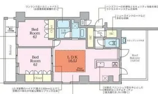ヴィスタコート幡ヶ谷【6階】の間取り