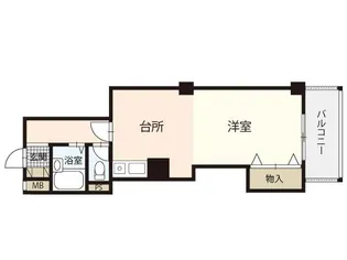 ラフィーネ府中【2階】の間取り