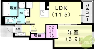 ライラック【1階】の間取り