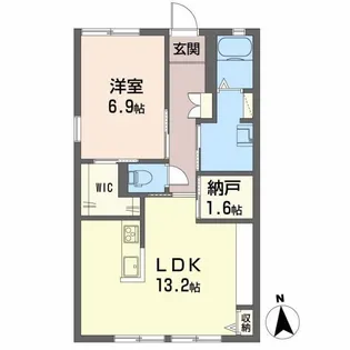 サンコーハイム【1階】の間取り