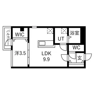 アヴァンセ一宮【3階】の間取り