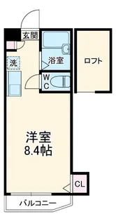 ヒルサイドレーン横浜山手【1階】の間取り