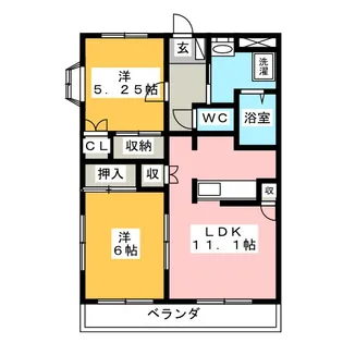 メゾン・グランディア【2階】の間取り