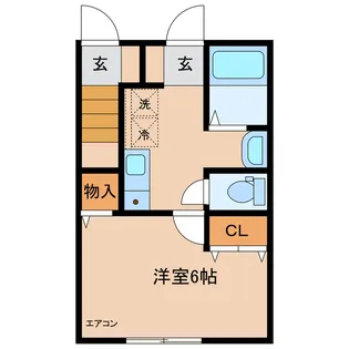 Teras若泉【1階】の間取り