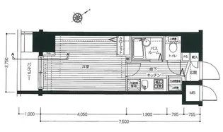 トーシンフェニックス新横濱イクシール【2階】の間取り