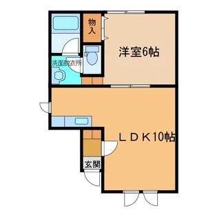 フルハウスC【2階】の間取り