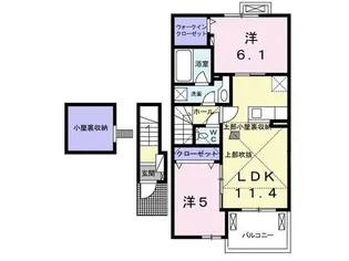カンピオーネ フジ みどりの【2階】の間取り