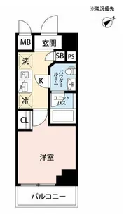 クラリッサ新綱島【4階】の間取り