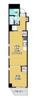 ジニアック浅草【2階】の間取り