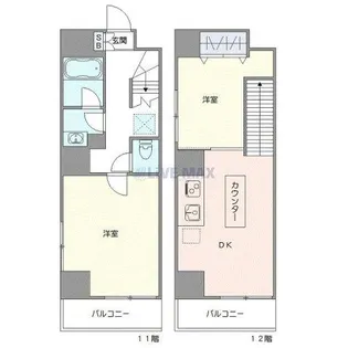 UGHD人形町【11階】の間取り