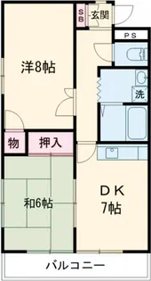 FKマンション【5階】の間取り