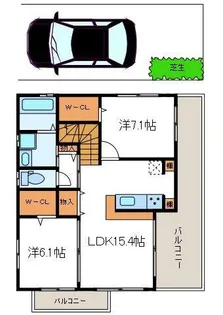 Mio【2階】の間取り