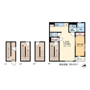 MAISON SA XIX【3階】の間取り