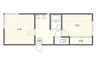 サンプリティ【2階】の間取り