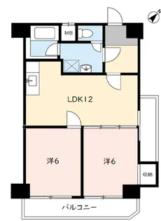 Triangle.EM【9階】の間取り