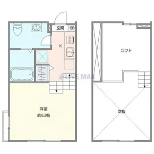 chalet船橋本町【2階】の間取り