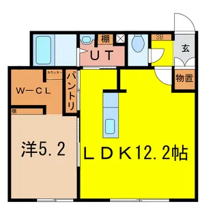 Arex Lincke II【1階】の間取り