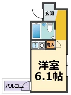 カルム甲子園【7階】の間取り