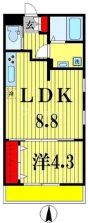 ラフィーヌ・ローズ【2階】の間取り