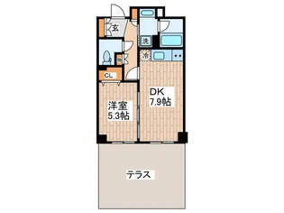 イーリスコート桜上水の間取り