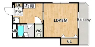 アテネI【3階】の間取り