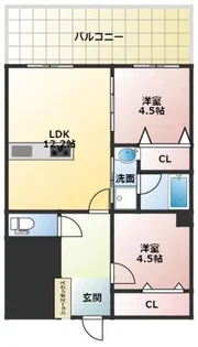 AXIA VonHotakubo【4階】の間取り