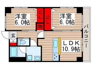コンフォート川村II【1階】の間取り