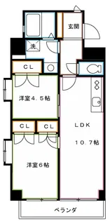YM三鷹【5階】の間取り
