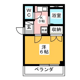 アーバンハイム広江【3階】の間取り
