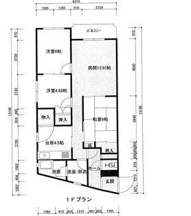 犀川サンハイツ【3階】の間取り