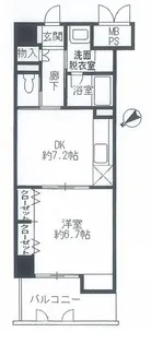 ワイズ新横浜【6階】の間取り