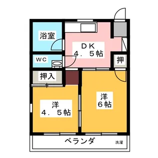 メゾン加藤【4階】の間取り