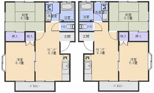 渡辺ハイツ【1階】の間取り