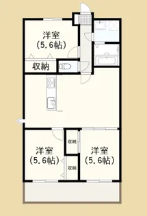 メゾン昭和町【2階】の間取り