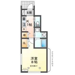 ロンターノ【1階】の間取り
