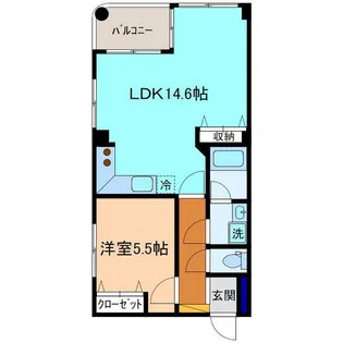 ドマーニ桜田【4階】の間取り