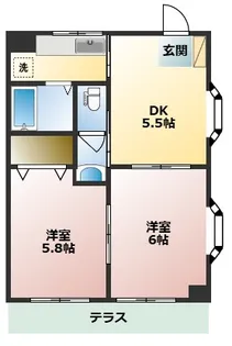 ロイヤルコートFF【1階】の間取り