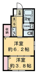 ソレイユ【1階】の間取り