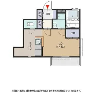 アクシス尾平【1階】の間取り